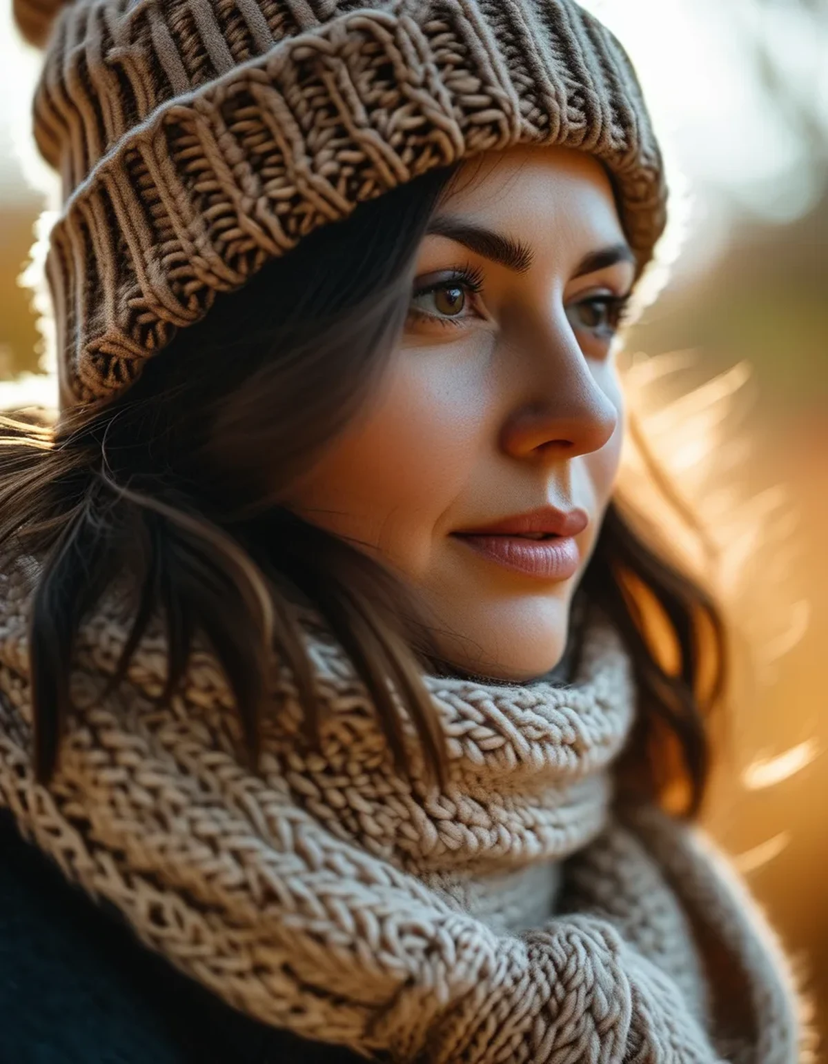 What Hat and Scarf Season Does to Your Brows and Lashes